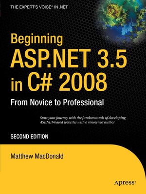 cover image of Beginning ASP.NET 3.5 in C# 2008